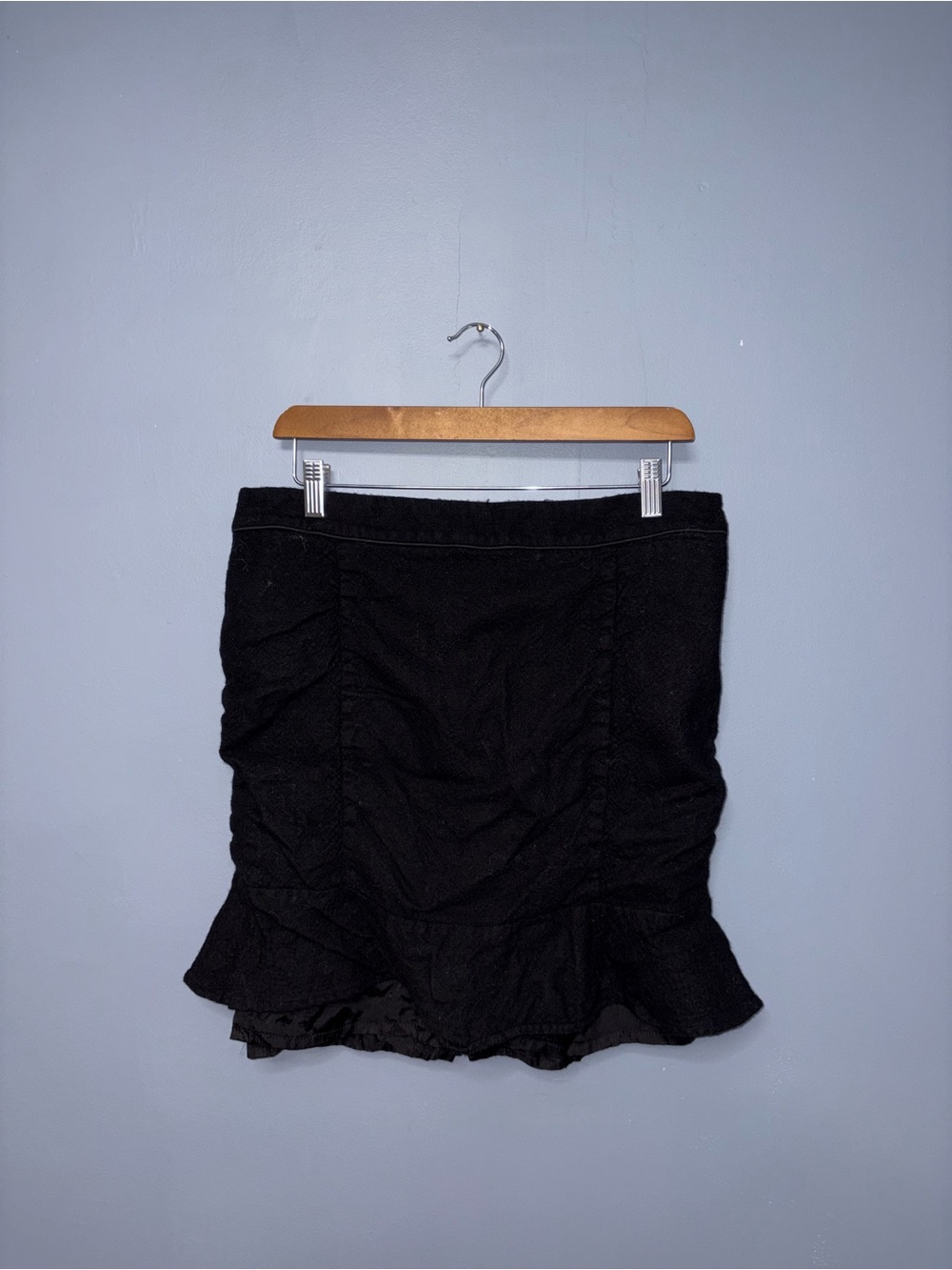 Boden | Black Ruffle Skirt | Size 12